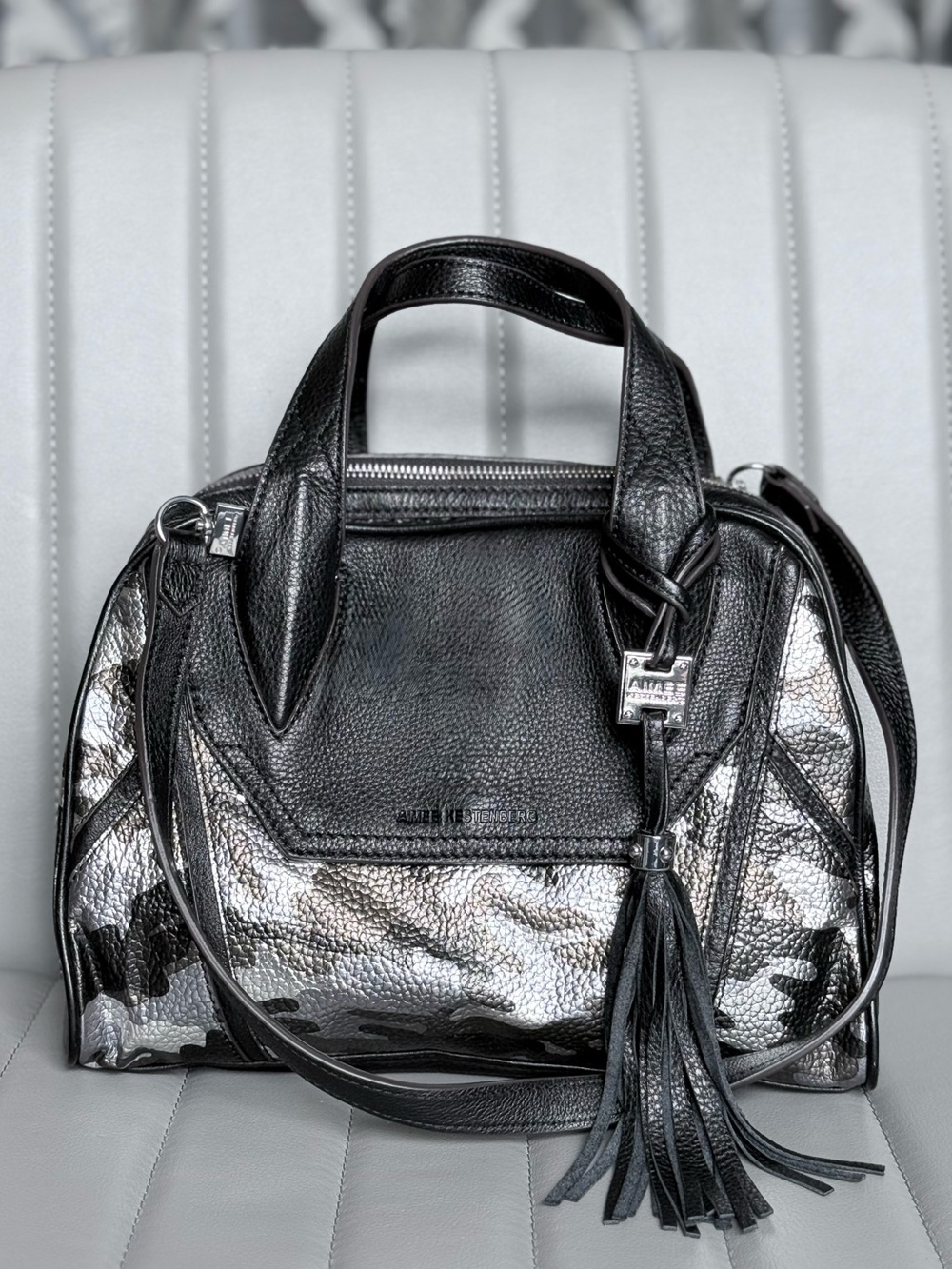 Aimee Kestenberg SOHO Satchel in Metallic Camo